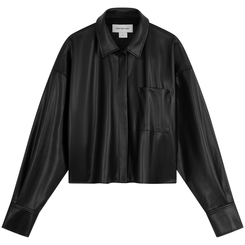 Calvin Klein SS25 укороченное пальто женское Space Black
Calvin Klein SS25 укороченное пальто женское Space Black