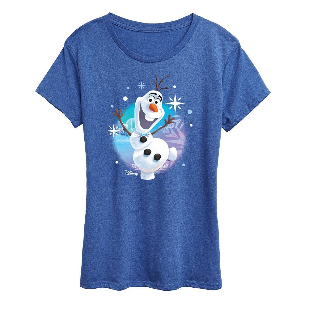 Женская футболка Disney's Frozen 2 с рисунком снеговика, цвет Heather Royal Blue
Женская футболка Disney's Frozen 2 с рисунком снеговика, цвет Heather Royal Blue