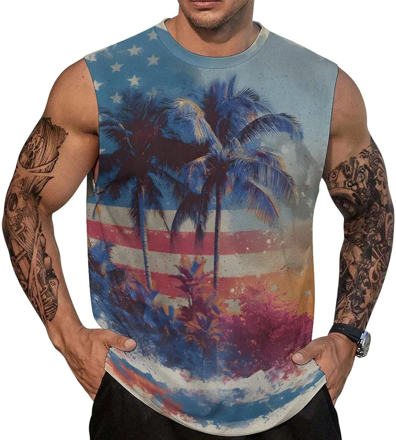 Мужская летняя майка гавайский цветочный принт лимон BarbedRose
Мужская летняя майка гавайский цветочный принт лимон BarbedRose