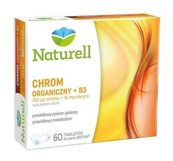 Naturell Chrom Organiczny + Wit.B3 помощь для похудения, 60 шт.
Naturell Chrom Organiczny + Wit.B3 помощь для похудения, 60 шт.