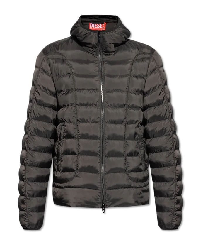 Стеганая куртка с камнем Diesel, черный
Стеганая куртка с камнем Diesel, черный