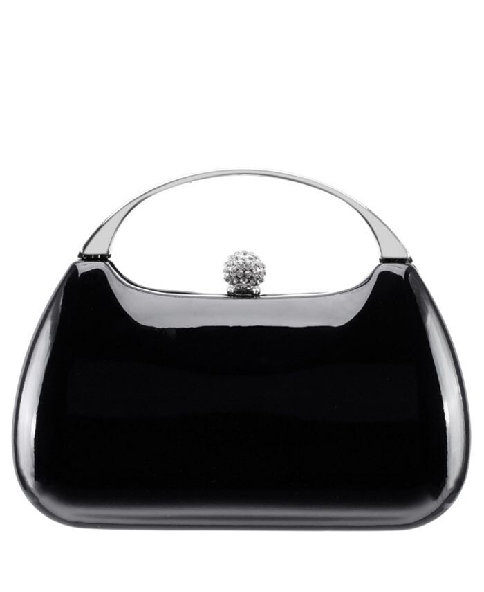 Женская сумка Minaudiere металлик с металлической ручкой Nina, черный
Женская сумка Minaudiere металлик с металлической ручкой Nina, черный