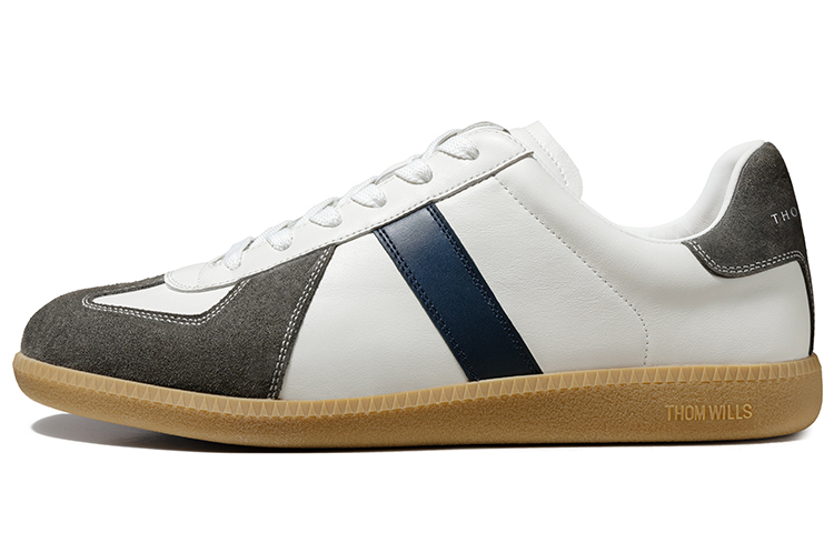 THOM WILLS Винтажные, модные, повседневные, универсальные, немецкие армейские кроссовки с низким верхом для скейтборда, мужские, темно-серые, белые
THOM WILLS Винтажные, модные, повседневные, универсальные, немецкие армейские кроссовки с низким верхом для скейтборда, мужские, темно-серые, белые