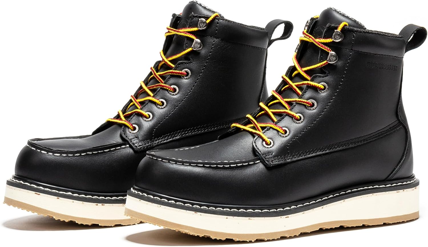 Мужские ботинки ROCKROOSTER с черным стальным носком, 15 см, кожаный, с клиновидной подошвой, защитная обувь для строительства и тяжелых работ SAP2301-ST
Мужские ботинки ROCKROOSTER с черным стальным носком, 15 см, кожаный, с клиновидной подошвой, защитная обувь для строительства и тяжелых работ SAP2301-ST