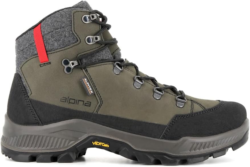 Ботинки для походов Alpina STADOR Premium, Высота до щиколотки 18 см, Водонепроницаемые туристические ботинки с дышащей мембраной, Протектор для любой погоды - противоскользящая подошва, Сделано в Европе, зеленый
Ботинки для походов Alpina STADOR Premium, Высота до щиколотки 18 см, Водонепроницаемые туристические ботинки с дышащей мембраной, Протектор для любой погоды - противоскользящая подошва, Сделано в Европе, зеленый