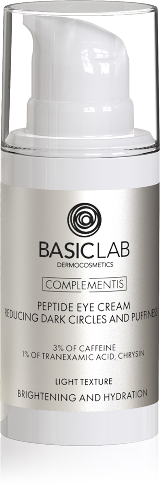 Крем для глаз Dermocosmetics Complemis с легкой текстурой для уменьшения отечности и темных кругов под глазами Basiclab, 15 мл
Крем для глаз Dermocosmetics Complemis с легкой текстурой для уменьшения отечности и темных кругов под глазами Basiclab, 15 мл