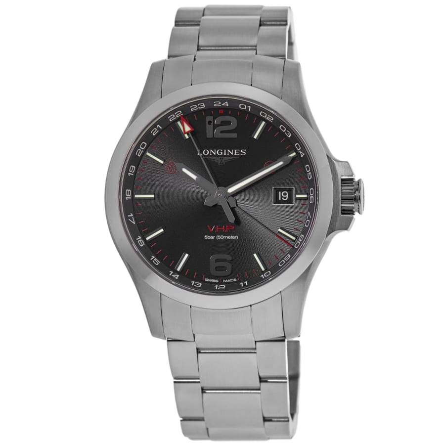 Мужские часы Longines Conquest VHP с черным циферблатом из нержавеющей стали L3.728.4.56.6
Мужские часы Longines Conquest VHP с черным циферблатом из нержавеющей стали L3.728.4.56.6