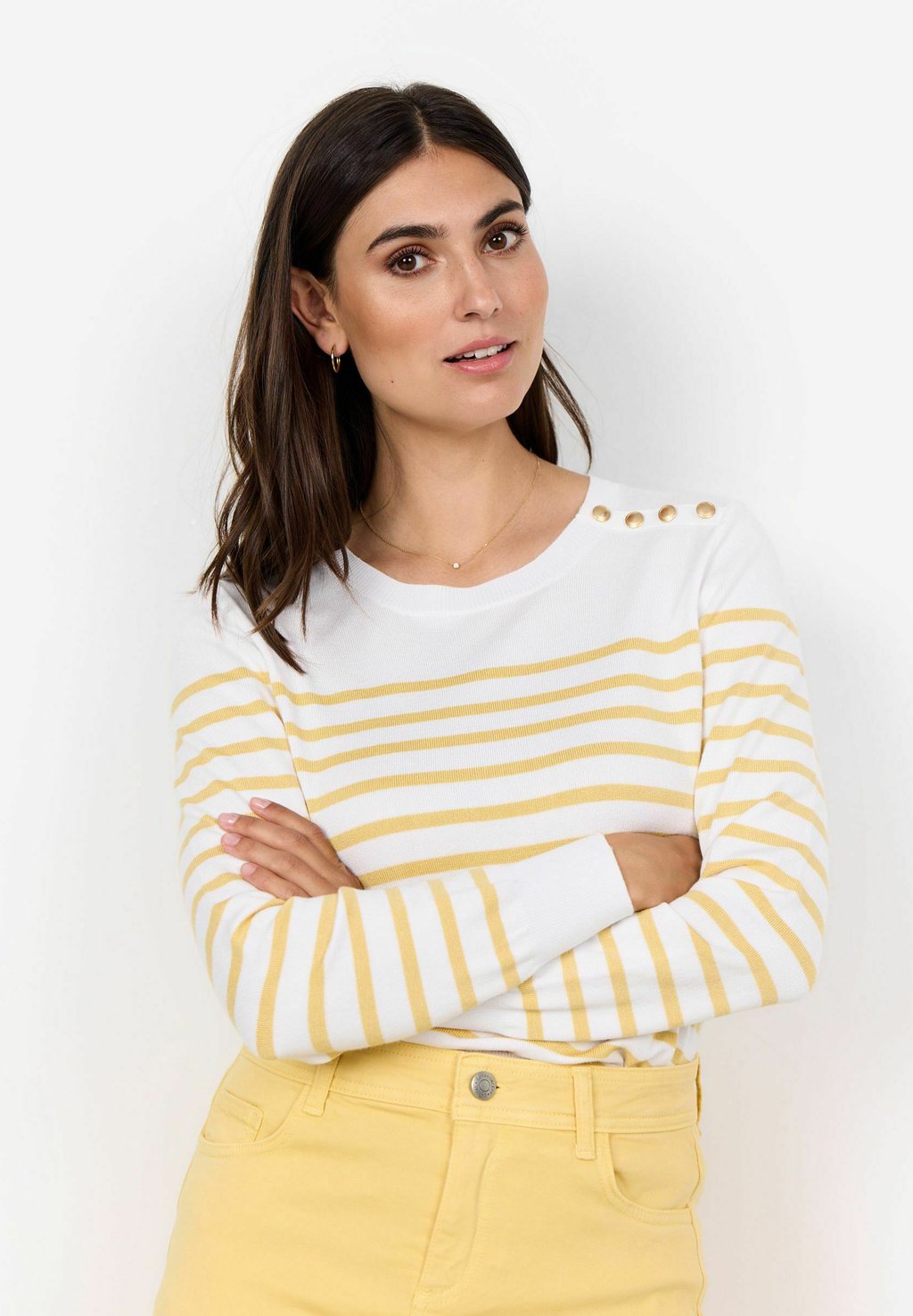 Свитер SC-DOLLIE STRIPE 783 Soyaconcept, желтый
Свитер SC-DOLLIE STRIPE 783 Soyaconcept, желтый