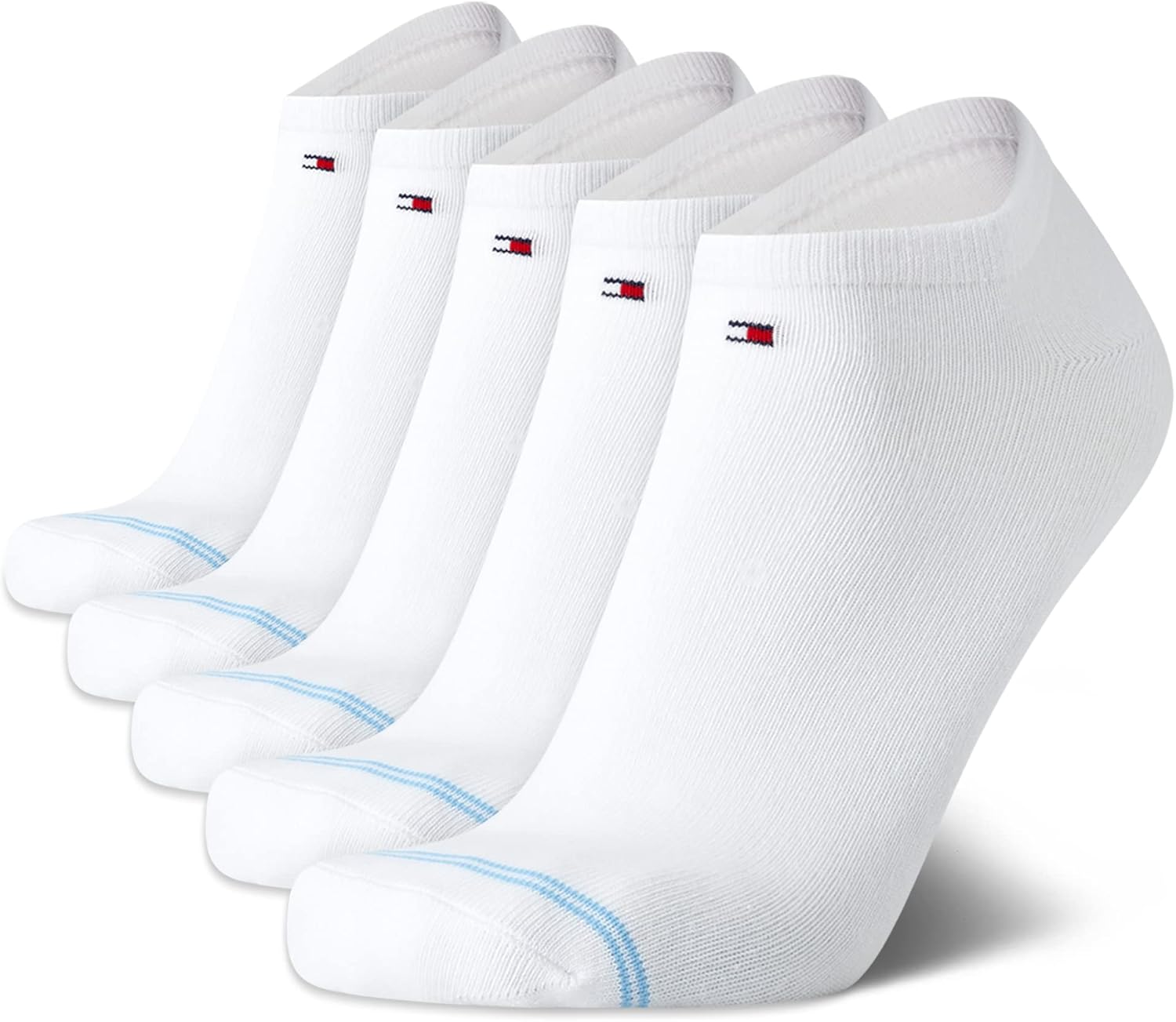 Мужские носки Tommy Hilfiger до щиколотки - 5/6 пар в упаковке из хлопковой смеси, влагоотводящие, низкие, с поддержкой свода стопы, White (5Pk)
Мужские носки Tommy Hilfiger до щиколотки - 5/6 пар в упаковке из хлопковой смеси, влагоотводящие, низкие, с поддержкой свода стопы, White (5Pk)