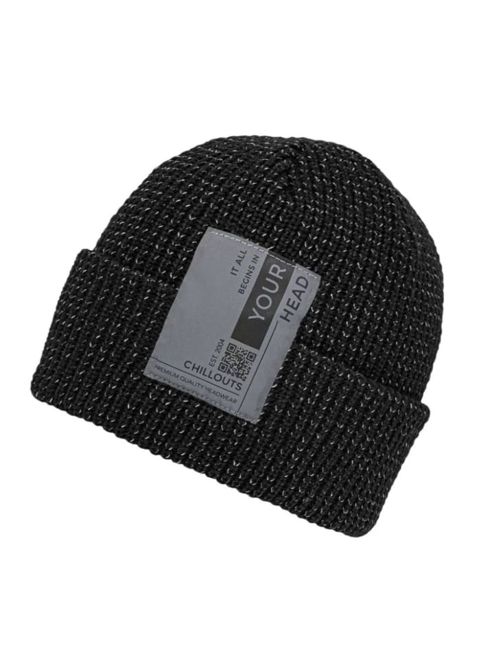 Шапка Chillouts Headwear Mütze Pius, цвет Black Reflective 
Шапка Chillouts Headwear Mütze Pius, цвет Black Reflective