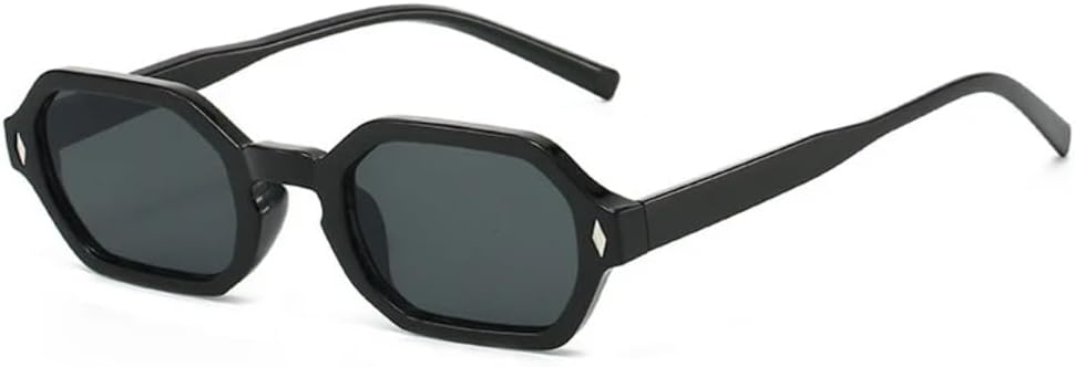 Ретро-солнцезащитные очки в форме многоугольного прямоугольника для женщин и мужчин, с защитой от УФ-излучения UV400, прозрачными градиентными линзами и ретро-оправой с заклепками UATXTAU, Black Grey
Ретро-солнцезащитные очки в форме многоугольного прямоугольника для женщин и мужчин, с защитой от УФ-излучения UV400, прозрачными градиентными линзами и ретро-оправой с заклепками UATXTAU, Black Grey