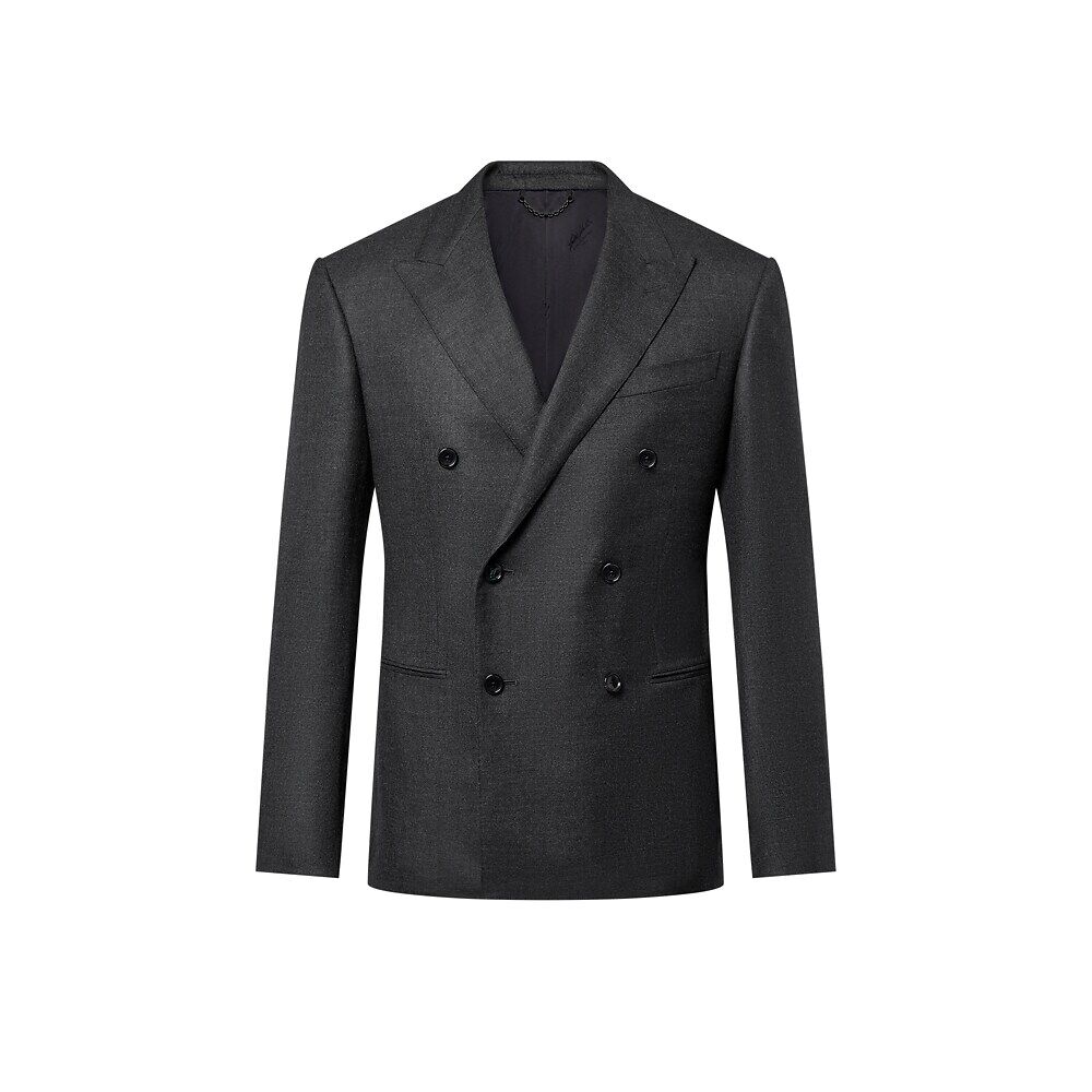 Двубортный пиджак Pont Neuf из смеси кашемира и шерсти Louis Vuitton, серый
Двубортный пиджак Pont Neuf из смеси кашемира и шерсти Louis Vuitton, серый