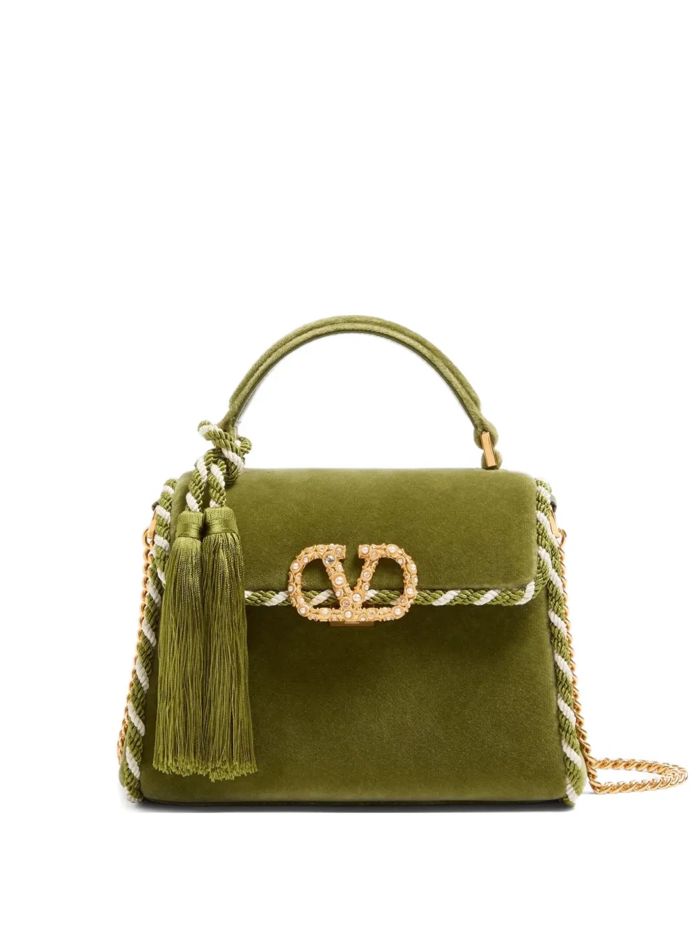 Сумка на плечо с кисточкой VALENTINO GARAVANI, зеленый
Сумка на плечо с кисточкой VALENTINO GARAVANI, зеленый