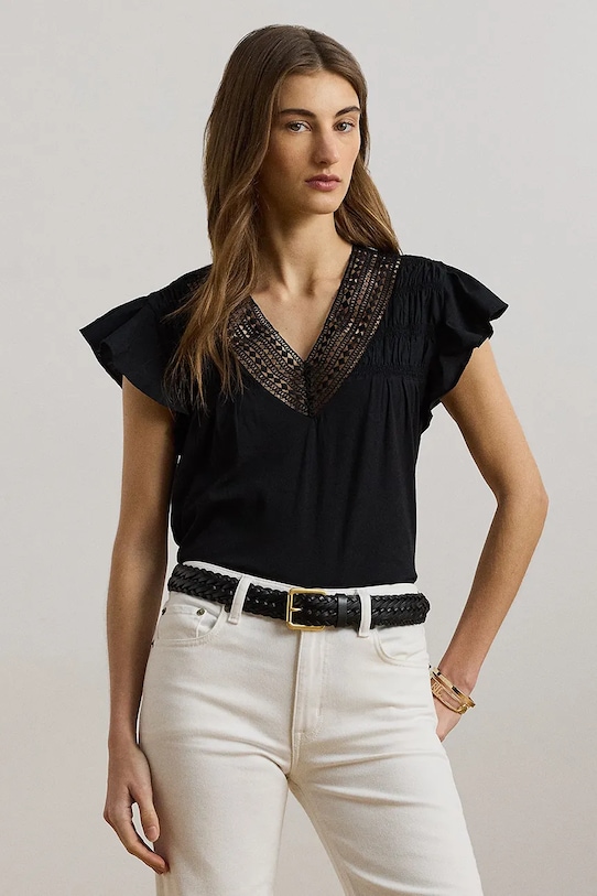 Блузка Lauren Ralph Lauren, черный
Блузка Lauren Ralph Lauren, черный