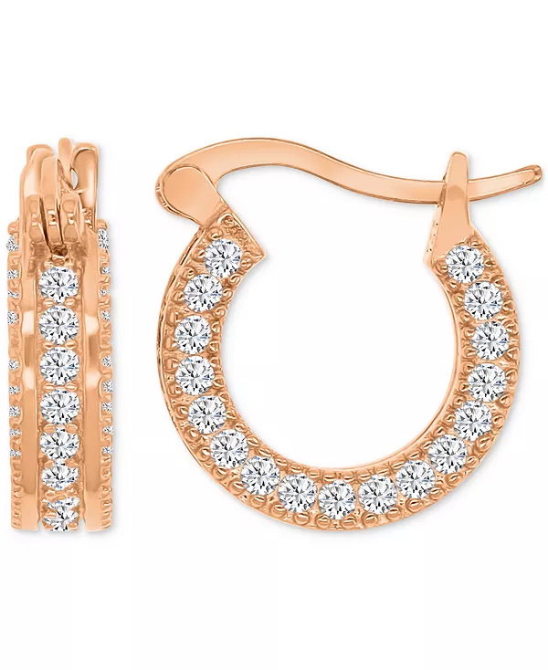 Серьги-Кольца Huggie Hoop с кубическим цирконием из стерлингового серебра Macy'S, pink
Серьги-Кольца Huggie Hoop с кубическим цирконием из стерлингового серебра Macy'S, pink