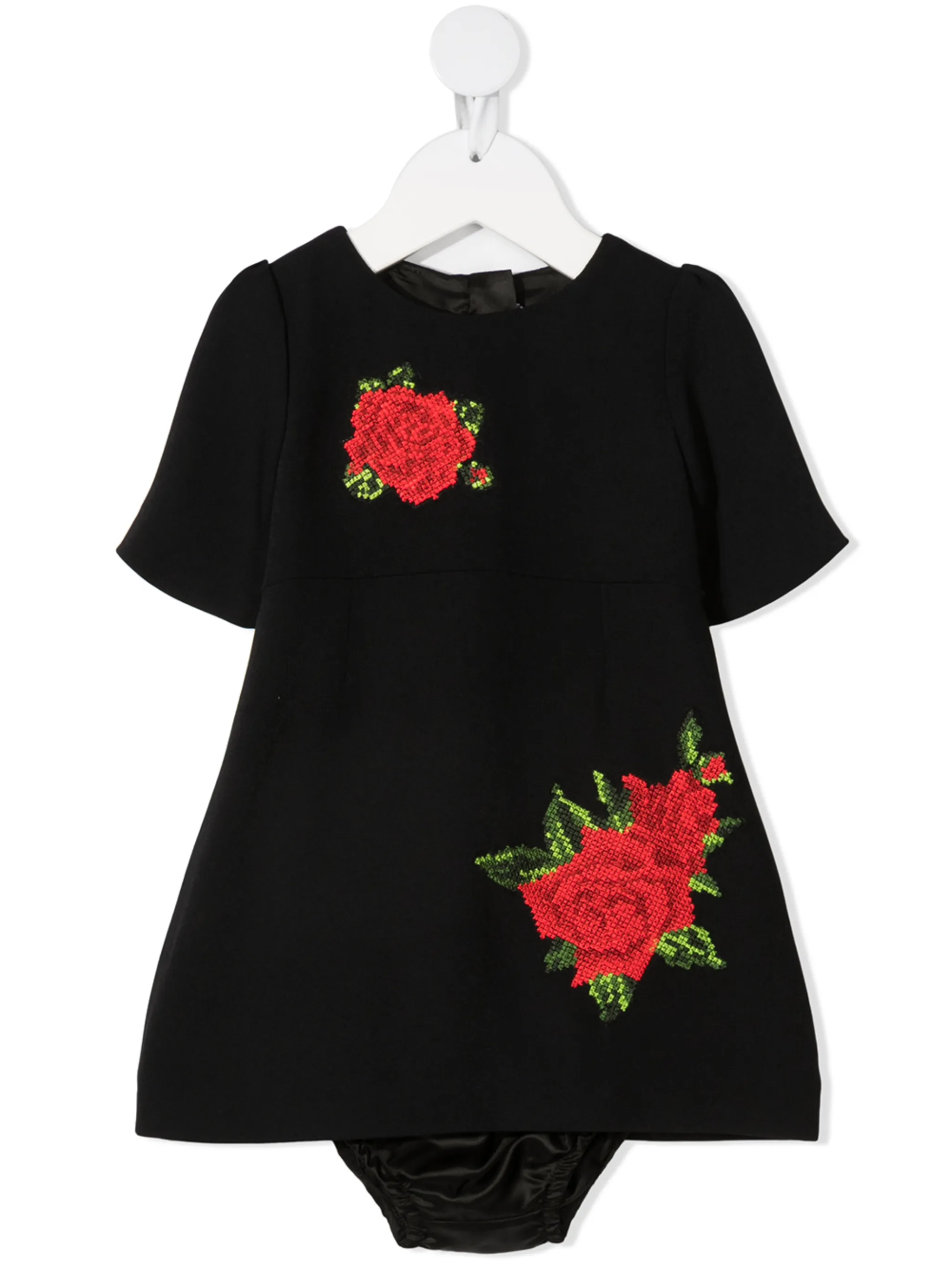 Платье с вышивкой Dolce & Gabbana Kids, черный
Платье с вышивкой Dolce & Gabbana Kids, черный