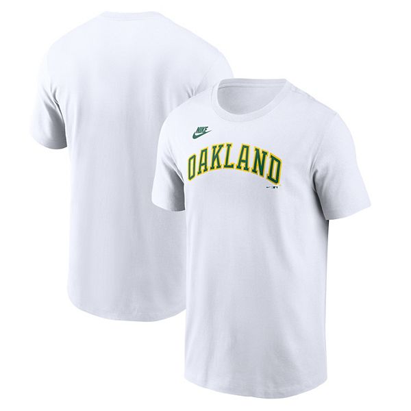 Мужская белая футболка oakland athletics cooperstown collection wordmark Nike
Мужская белая футболка oakland athletics cooperstown collection wordmark Nike