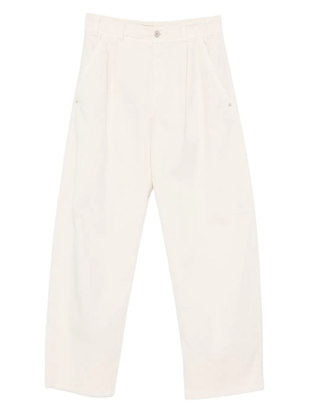 Брюки со складками и карманами Brunello Cucinelli, нейтральный 
Брюки со складками и карманами Brunello Cucinelli, нейтральный