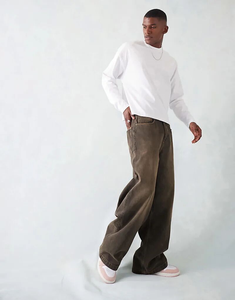 Очень мешковатые джинсы коричневого цвета ASOS DESIGN
Очень мешковатые джинсы коричневого цвета ASOS DESIGN