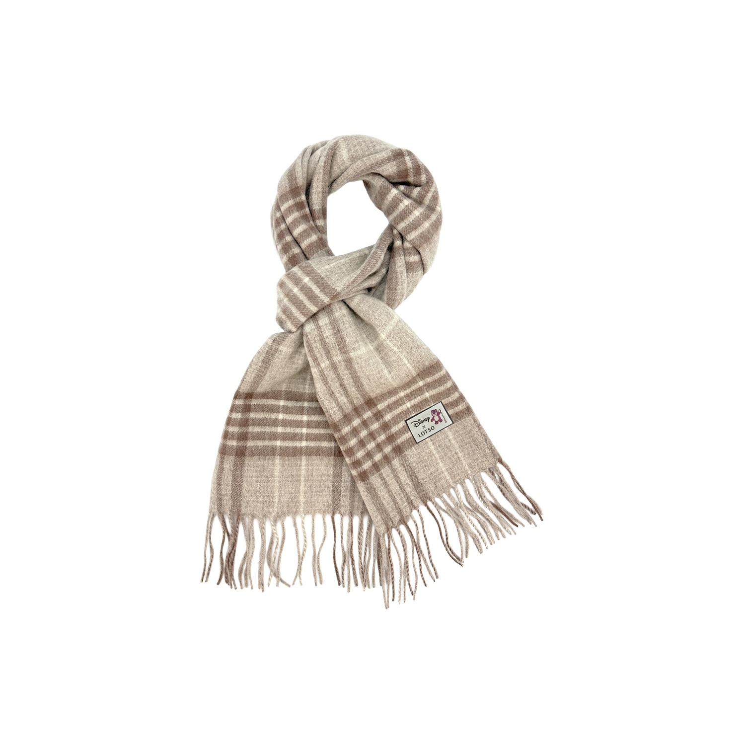 Disney Шерстяной вязаный шарф унисекс, Brown Stripes Plaid
Disney Шерстяной вязаный шарф унисекс, Brown Stripes Plaid