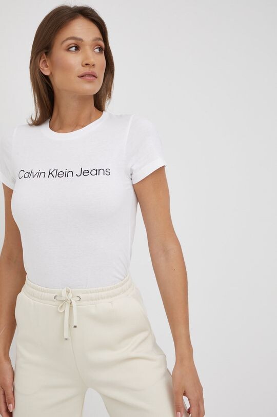 Хлопковая футболка Calvin Klein Jeans, белый
Хлопковая футболка Calvin Klein Jeans, белый