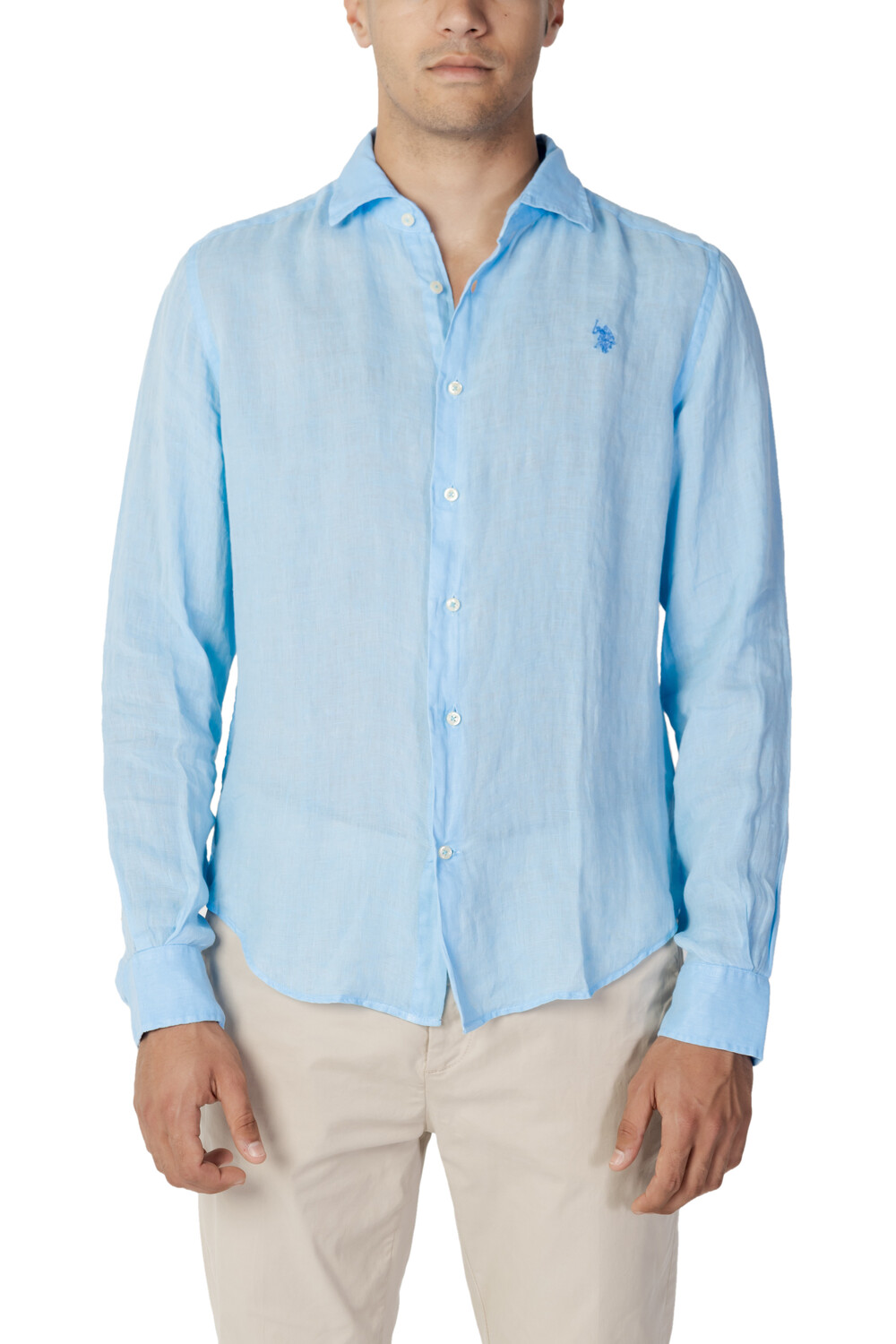 Рубашка U.S. Polo Assn. льняная, светло-голубой
Рубашка U.S. Polo Assn. льняная, светло-голубой