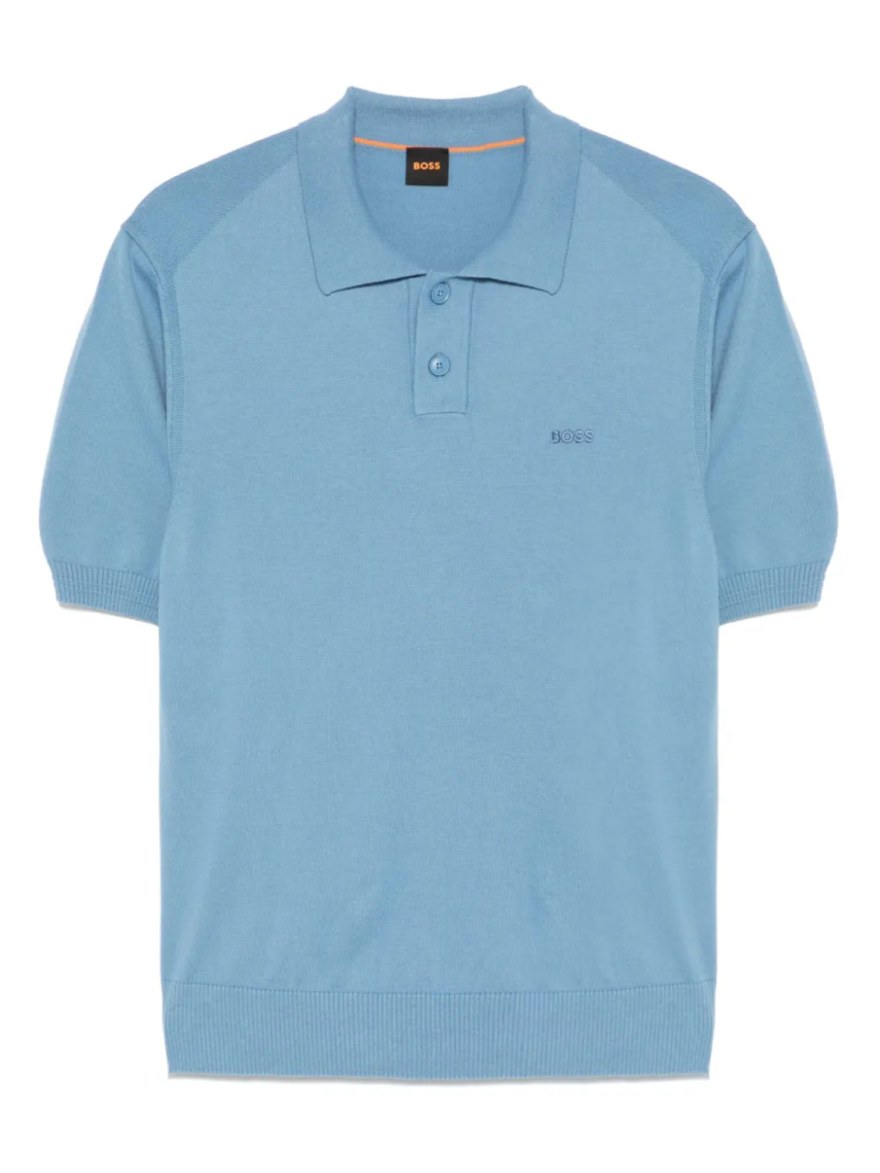 Рубашка поло с вышитым логотипом BOSS, синий
Рубашка поло с вышитым логотипом BOSS, синий