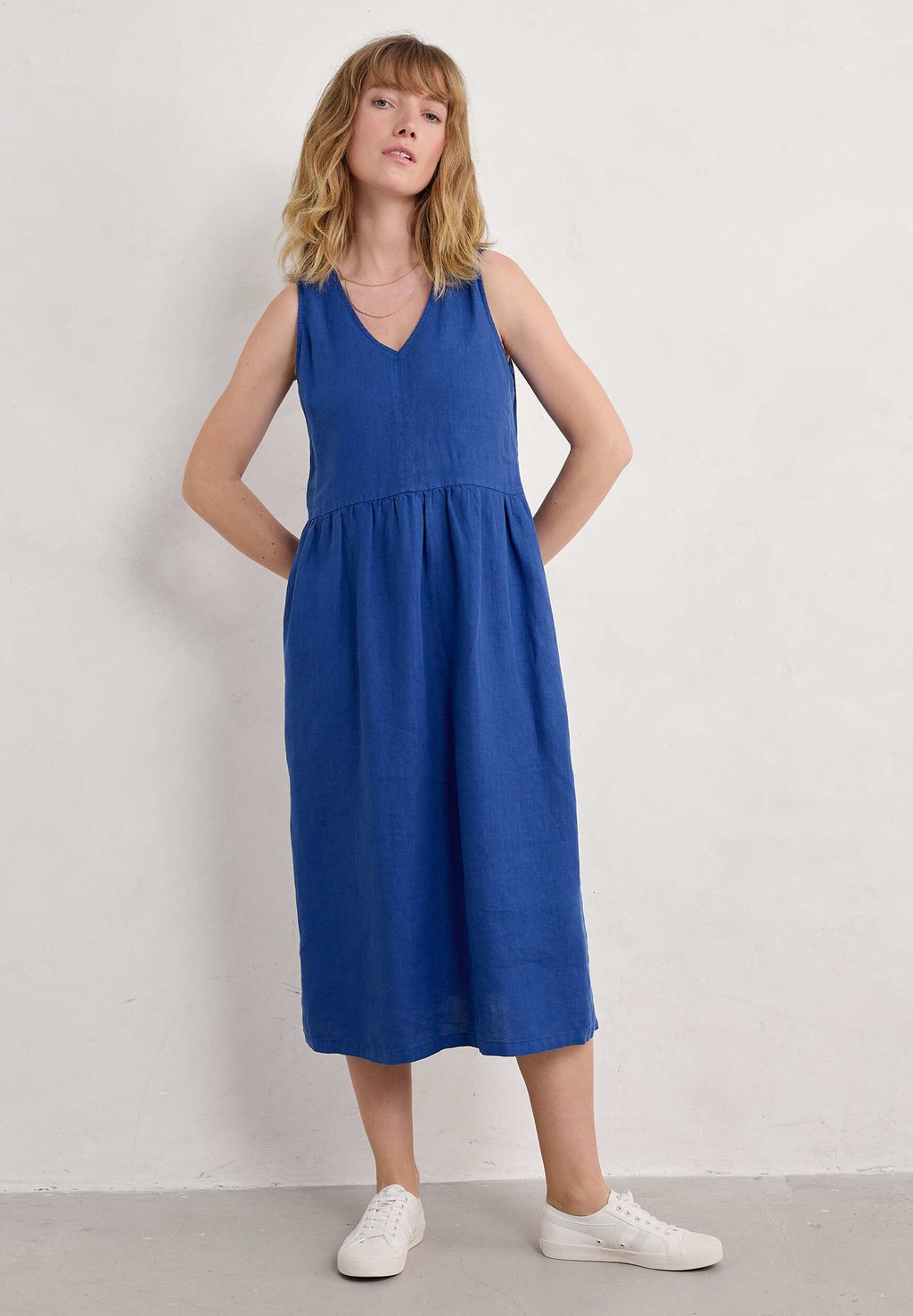 Повседневное платье LOWLAND HEATHER Seasalt Cornwall, цвет Navy Bright Marine 
Повседневное платье LOWLAND HEATHER Seasalt Cornwall, цвет Navy Bright Marine