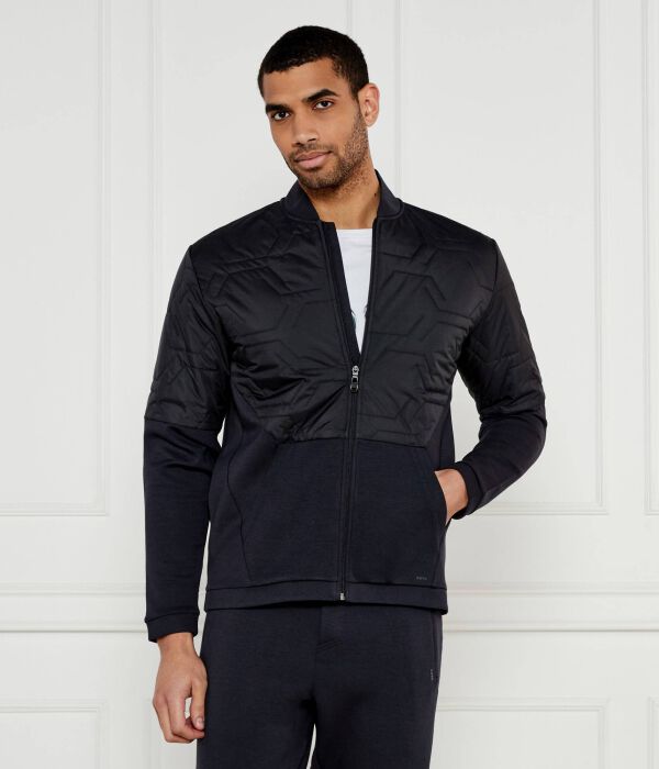 Гибридный свитер Samoo Tech Regular fit Boss Green, черный
Гибридный свитер Samoo Tech Regular fit Boss Green, черный