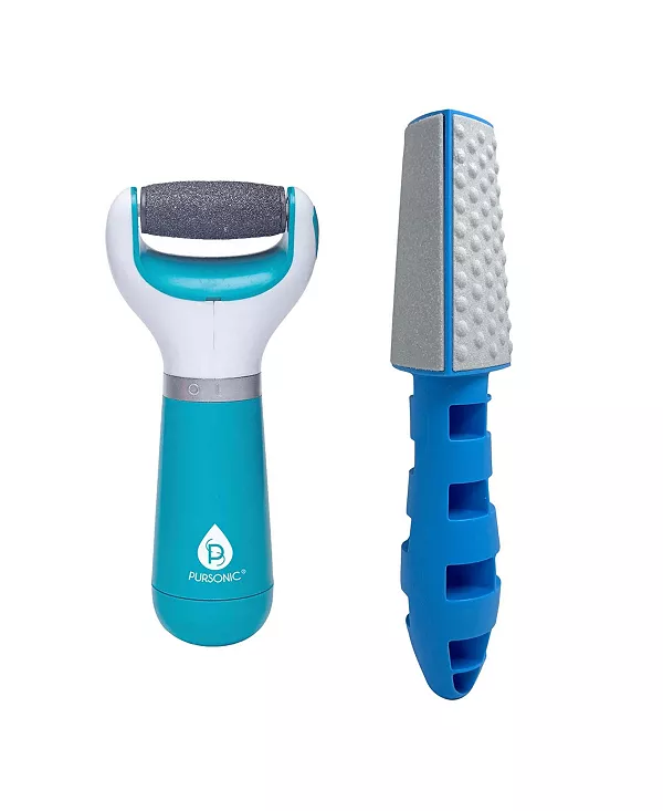 Полный набор для ухода за мозолями – работающие от батареек и 3-в-1 устройства для удаления мозолей Pursonic, blue
Полный набор для ухода за мозолями – работающие от батареек и 3-в-1 устройства для удаления мозолей Pursonic, blue