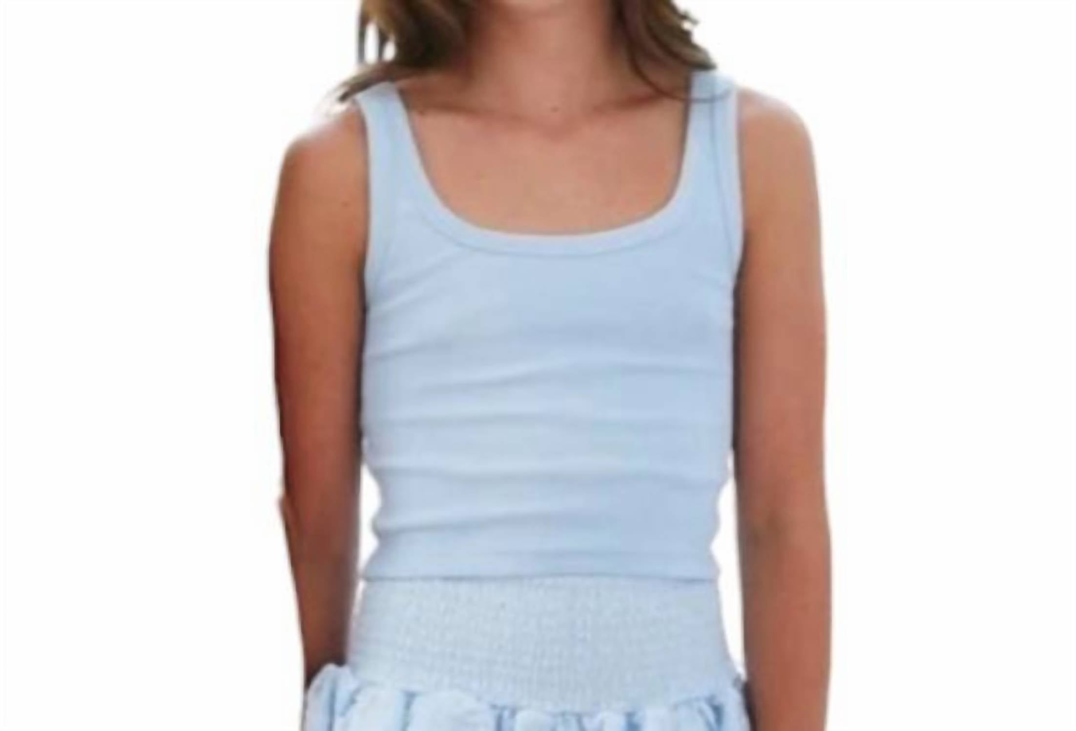 Stella майка с рубчиком в светло-голубом цвете THEME
Stella майка с рубчиком в светло-голубом цвете THEME