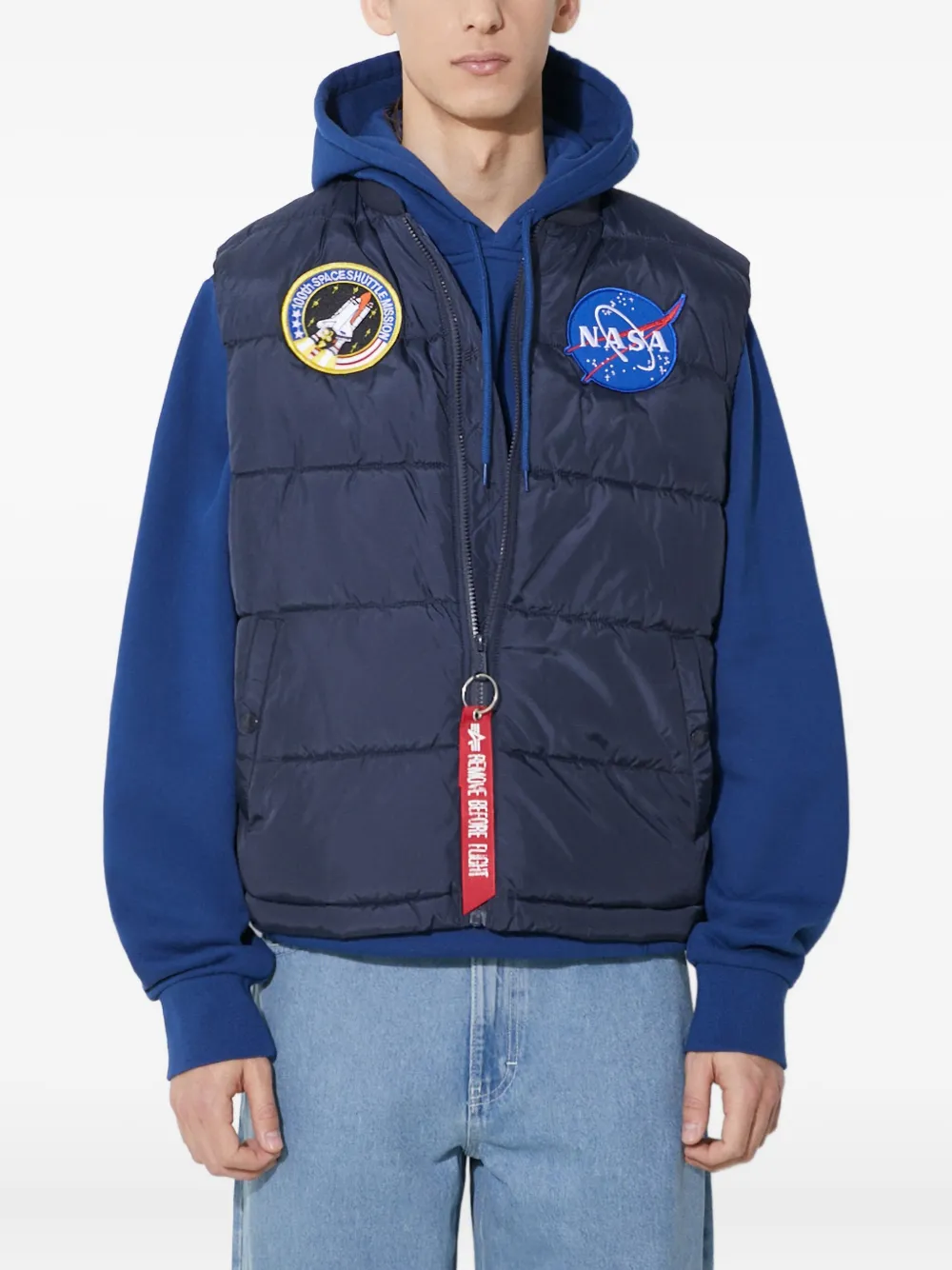 Стеганый жилет NASA Alpha Industries, синий
Стеганый жилет NASA Alpha Industries, синий