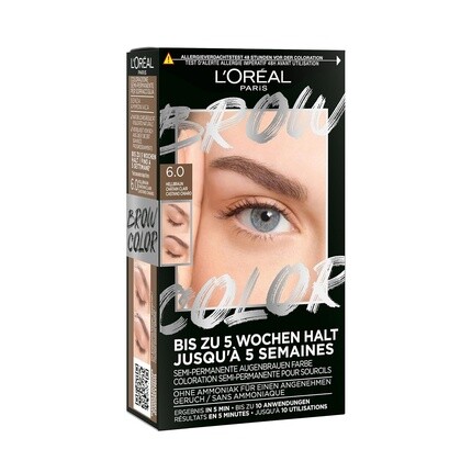 Краска для бровей L'Oréal Paris для сияющего и идеально ухоженного вида Краска для бровей без аммиака 6.0 Светло-коричневый
Краска для бровей L'Oréal Paris для сияющего и идеально ухоженного вида Краска для бровей без аммиака 6.0 Светло-коричневый