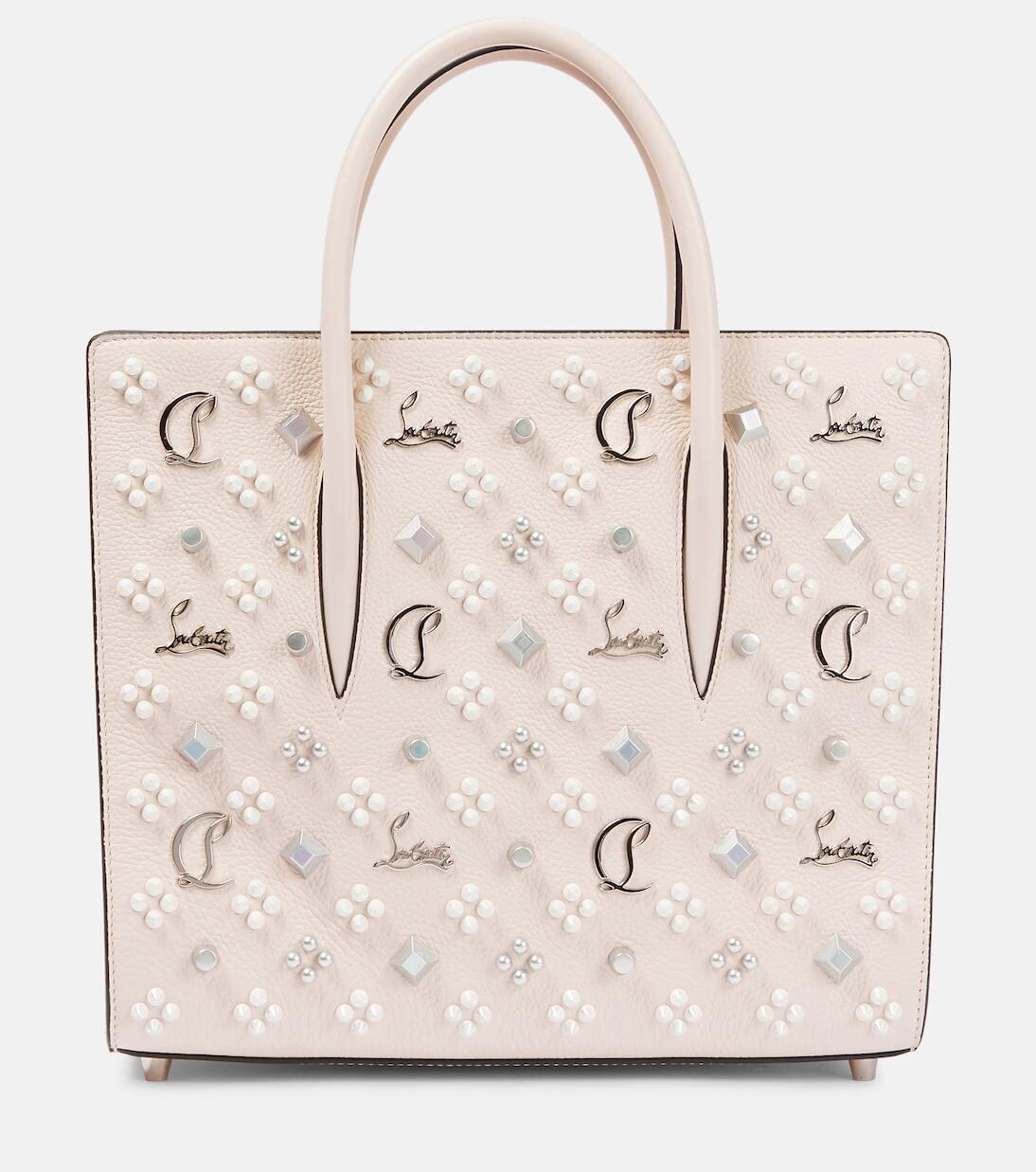 Кожаная сумка-тоут paloma среднего размера Christian Louboutin, бежевый
Кожаная сумка-тоут paloma среднего размера Christian Louboutin, бежевый