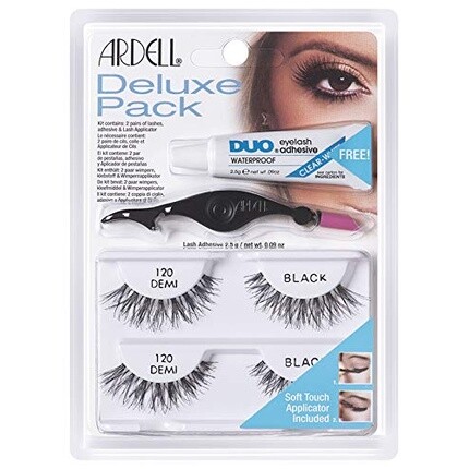 Deluxe Pack Lash 120 Деми Черный, Ardell
Deluxe Pack Lash 120 Деми Черный, Ardell