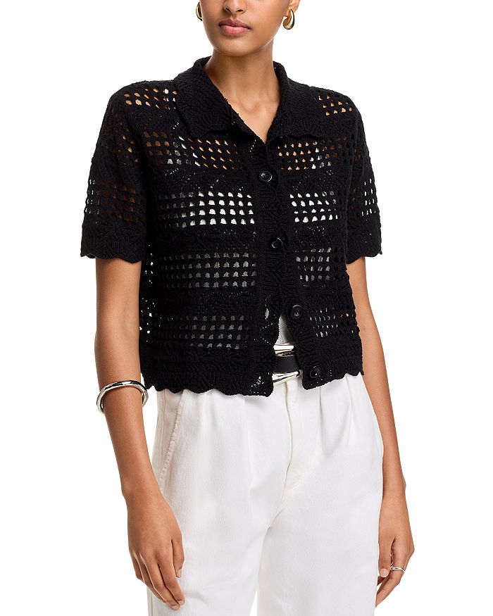 Вязаная рубашка крючком - эксклюзив AQUA, черный
Вязаная рубашка крючком - эксклюзив AQUA, черный