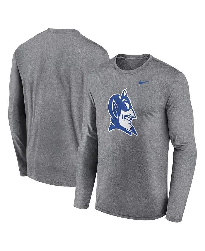 Мужская футболка с длинным рукавом Heather Gray Duke Blue Devils Primetime Alternate Logo Legend Nike
Мужская футболка с длинным рукавом Heather Gray Duke Blue Devils Primetime Alternate Logo Legend Nike