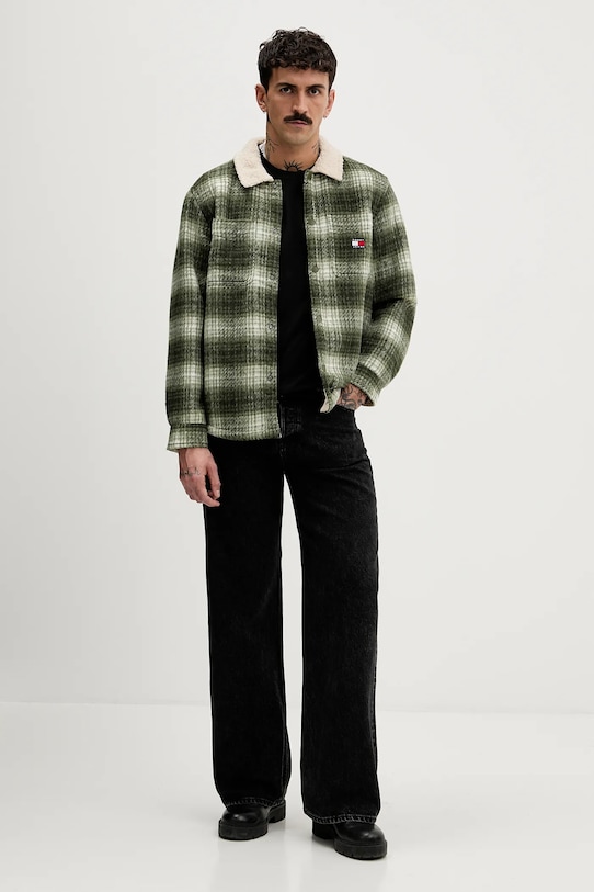 Рубашка куртка Tommy Jeans, зеленый
Рубашка куртка Tommy Jeans, зеленый