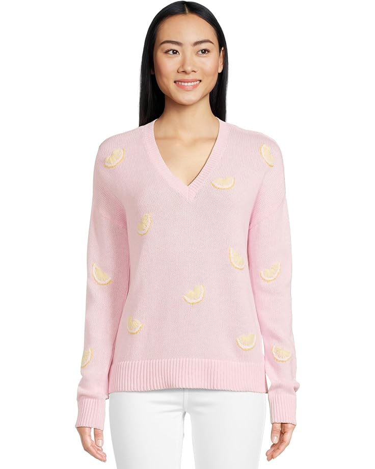 Свитер Lilly Pulitzer Tensley Sweater, цвет Heathered Pink Muse Fresh Squeezed Embroidery
Свитер Lilly Pulitzer Tensley Sweater, цвет Heathered Pink Muse Fresh Squeezed Embroidery