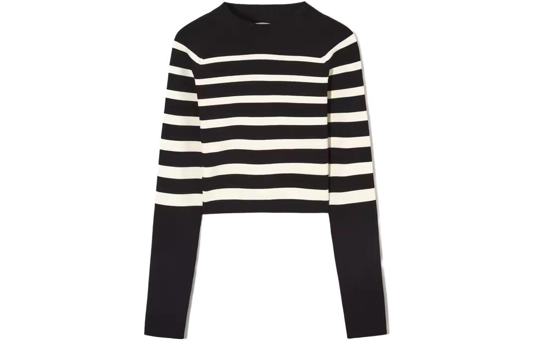 Футболка женская черно-белая в полоску Cos
Футболка женская черно-белая в полоску Cos