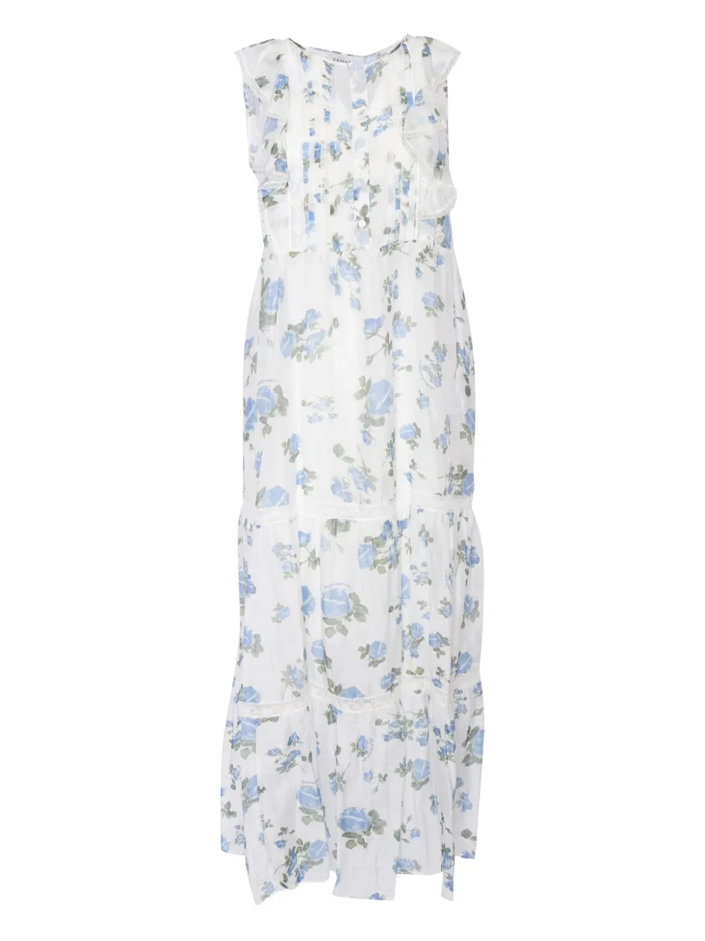 Платье с оборками и цветочным принтом Ermanno Scervino, белый
Платье с оборками и цветочным принтом Ermanno Scervino, белый