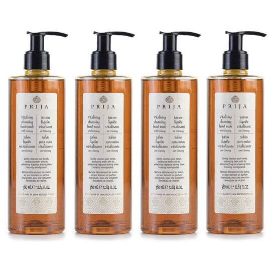 Жидкое мыло с экстрактом женьшеня, с помпой, 4x380 мл Prija
Жидкое мыло с экстрактом женьшеня, с помпой, 4x380 мл Prija