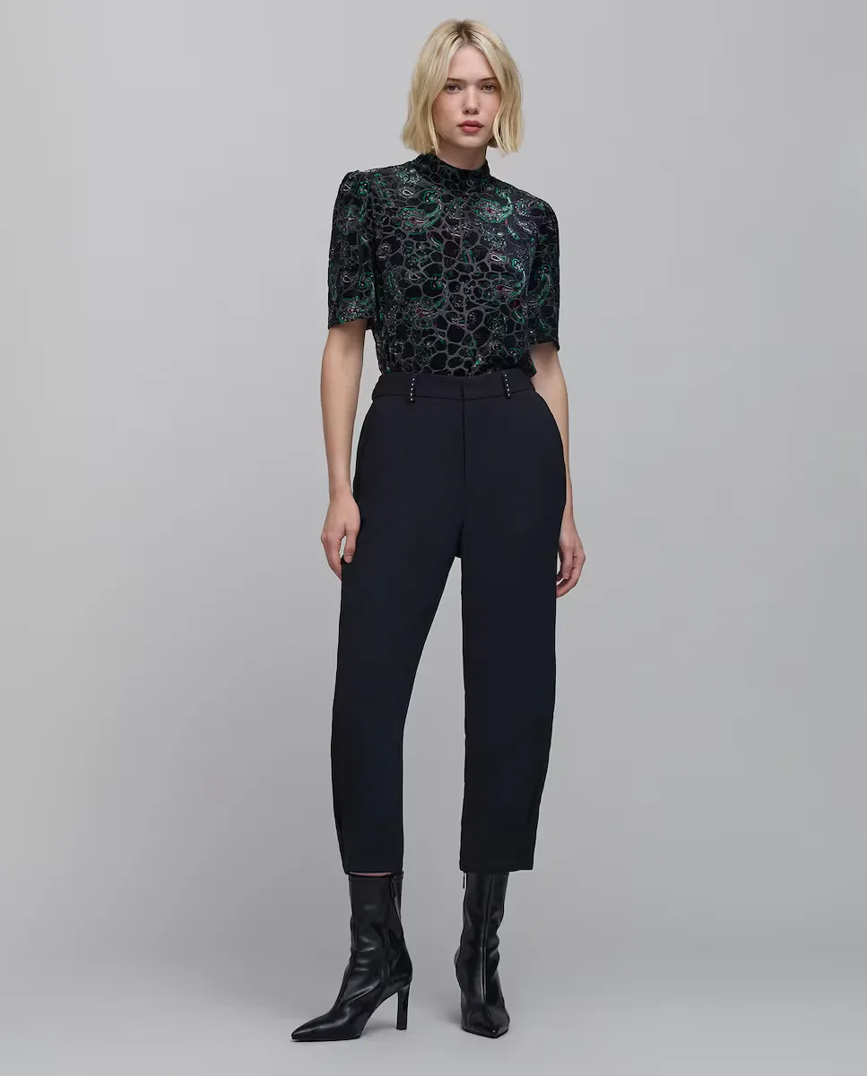 Женские классические брюки с карманами IKKS, чёрный
Женские классические брюки с карманами IKKS, чёрный