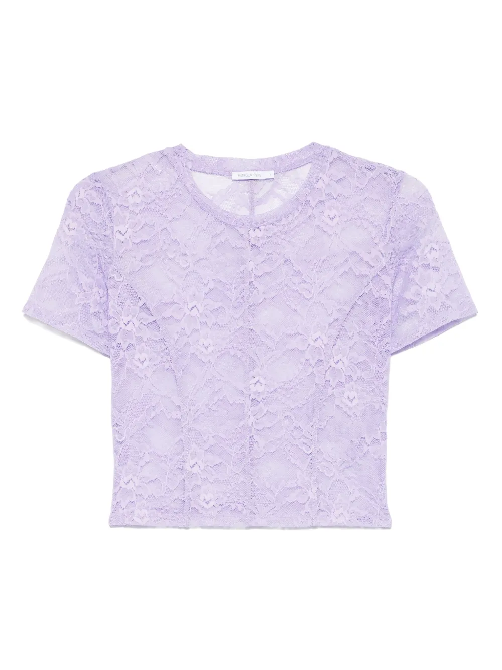 Футболка из кружевного джерси Patrizia Pepe, фиолетовый
Футболка из кружевного джерси Patrizia Pepe, фиолетовый
