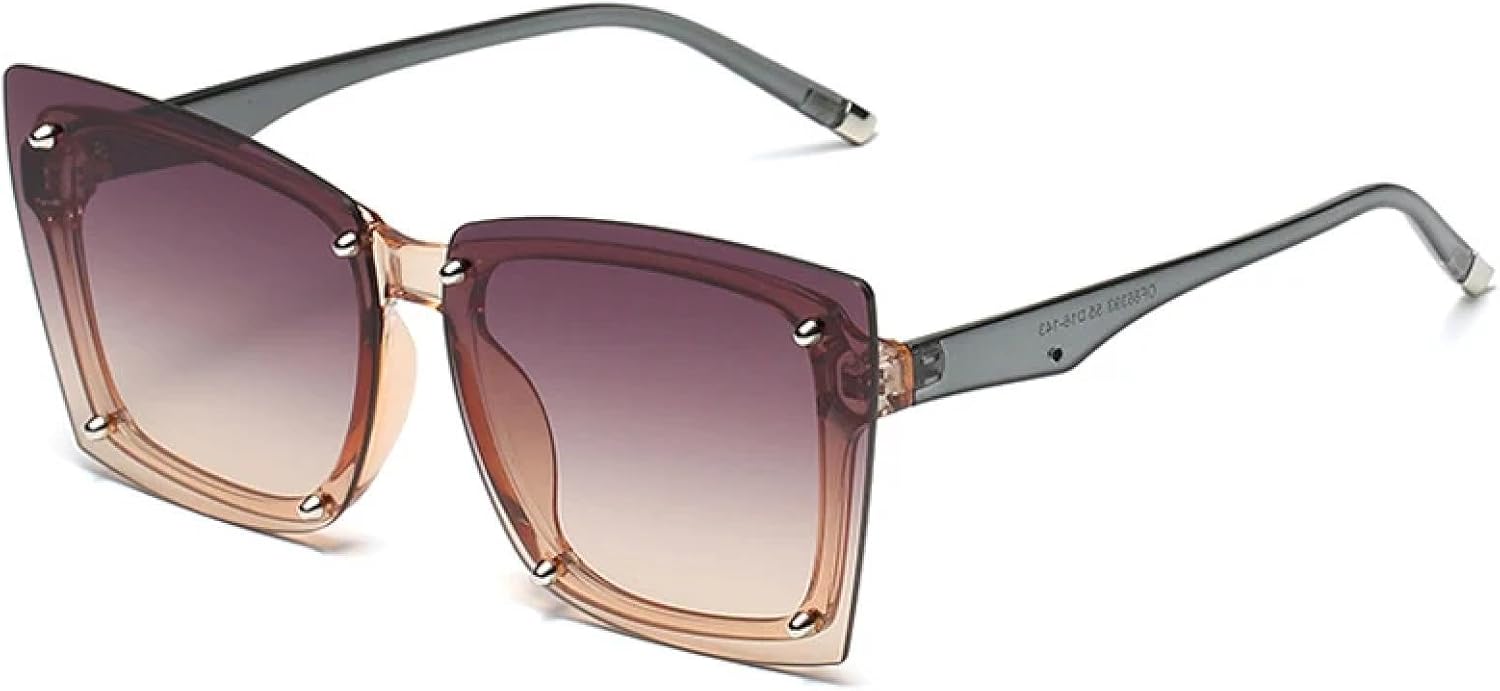 Классические роскошные солнцезащитные очки в крупной оправе для женщин и мужчин, модные летние очки для путешествий и вождения, защита от УФ-излучения UV400 TKKTLLT, Gray Gray Pink
Классические роскошные солнцезащитные очки в крупной оправе для женщин и мужчин, модные летние очки для путешествий и вождения, защита от УФ-излучения UV400 TKKTLLT, Gray Gray Pink