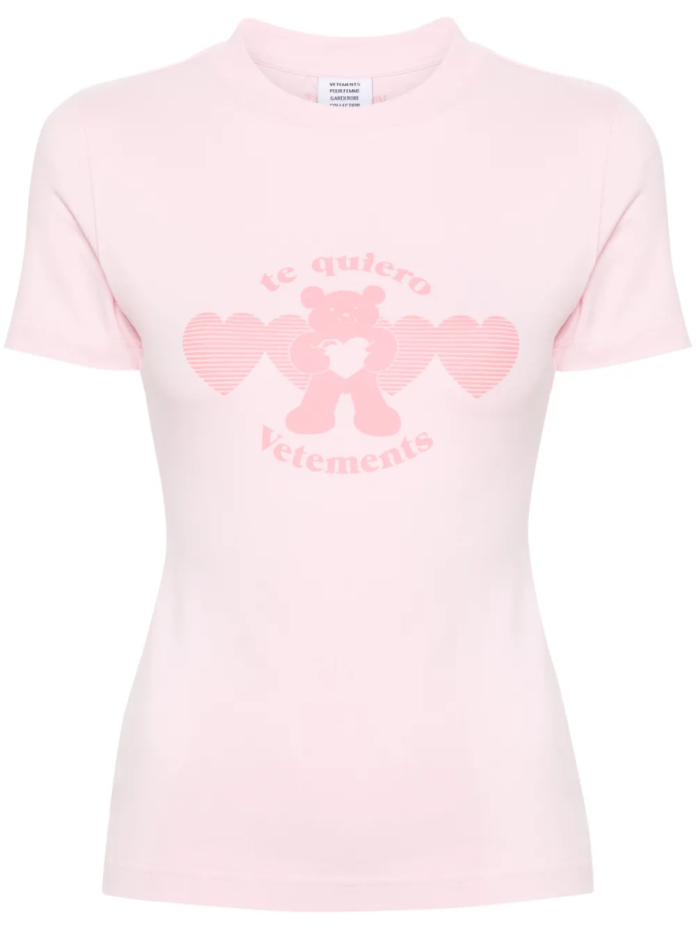 Футболка с графичным принтом VETEMENTS, розовый
Футболка с графичным принтом VETEMENTS, розовый