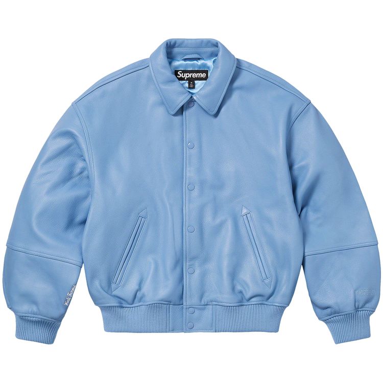 Куртка Supreme GORE-TEX Infinium WINDSTOPPER Leather Varsity Jacket 'Light Blue', синий
Куртка Supreme GORE-TEX Infinium WINDSTOPPER Leather Varsity Jacket 'Light Blue', синий