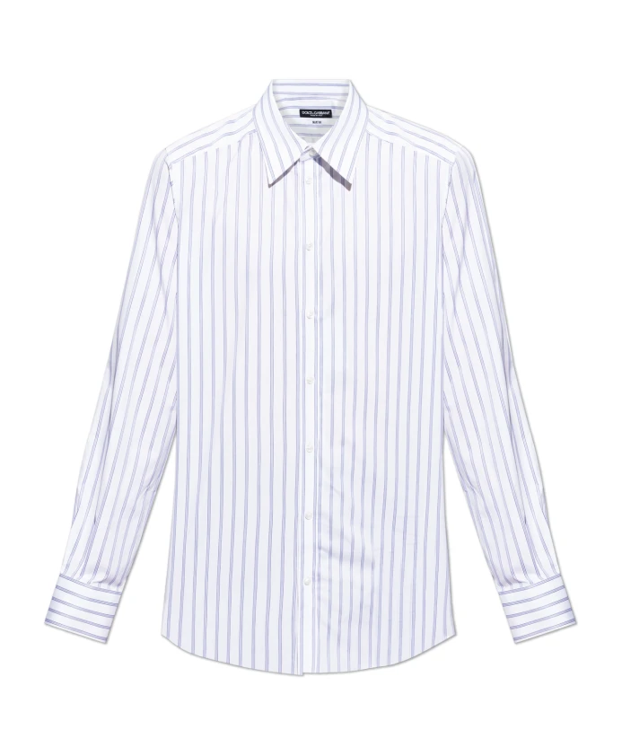 Рубашка с полосатым узором Dolce & Gabbana, белый
Рубашка с полосатым узором Dolce & Gabbana, белый
