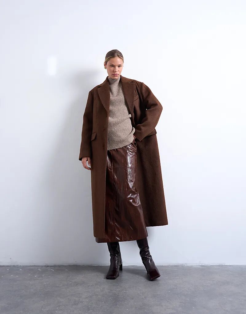 Длинный пиджак Topshop с тремя пуговицами, шоколадного цвета
Длинный пиджак Topshop с тремя пуговицами, шоколадного цвета