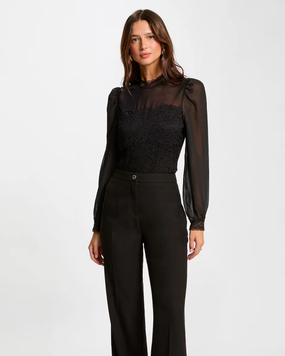 Топ Body de mujer de manga larga con encaje Morgan, черный
Топ Body de mujer de manga larga con encaje Morgan, черный